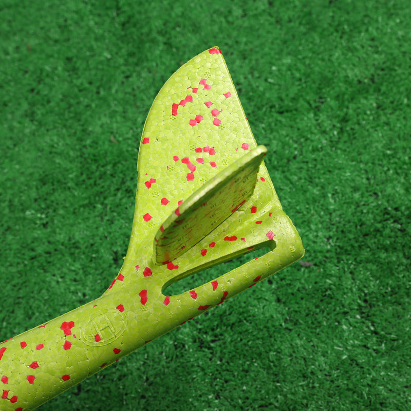 EPP Green and Red Speckled Airplane Toy