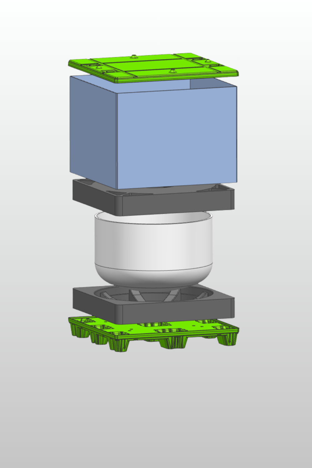 Crucible carton packaging