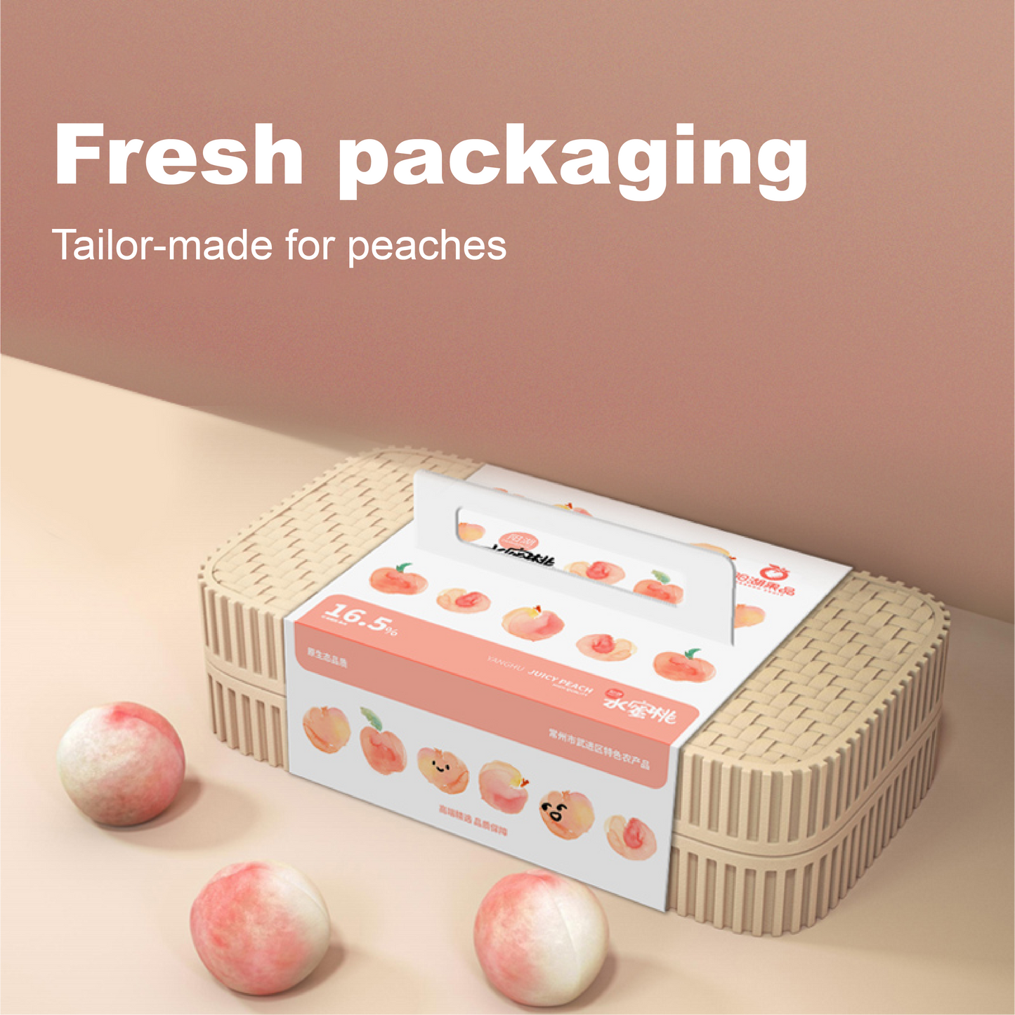 Peach Packaging Box
